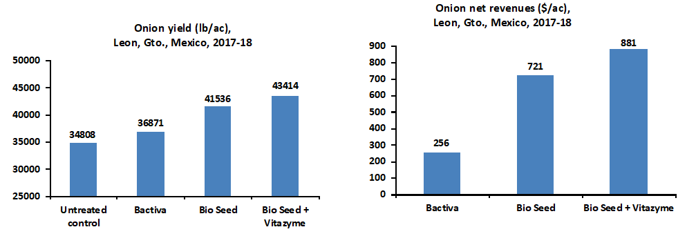 Bio Seed in onion, Mexico 2017-2020 (2 trials)